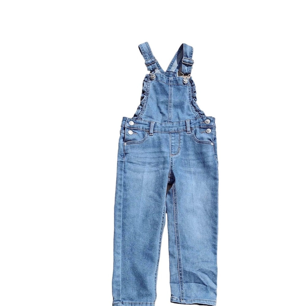 Ruffled bib overall size 3T